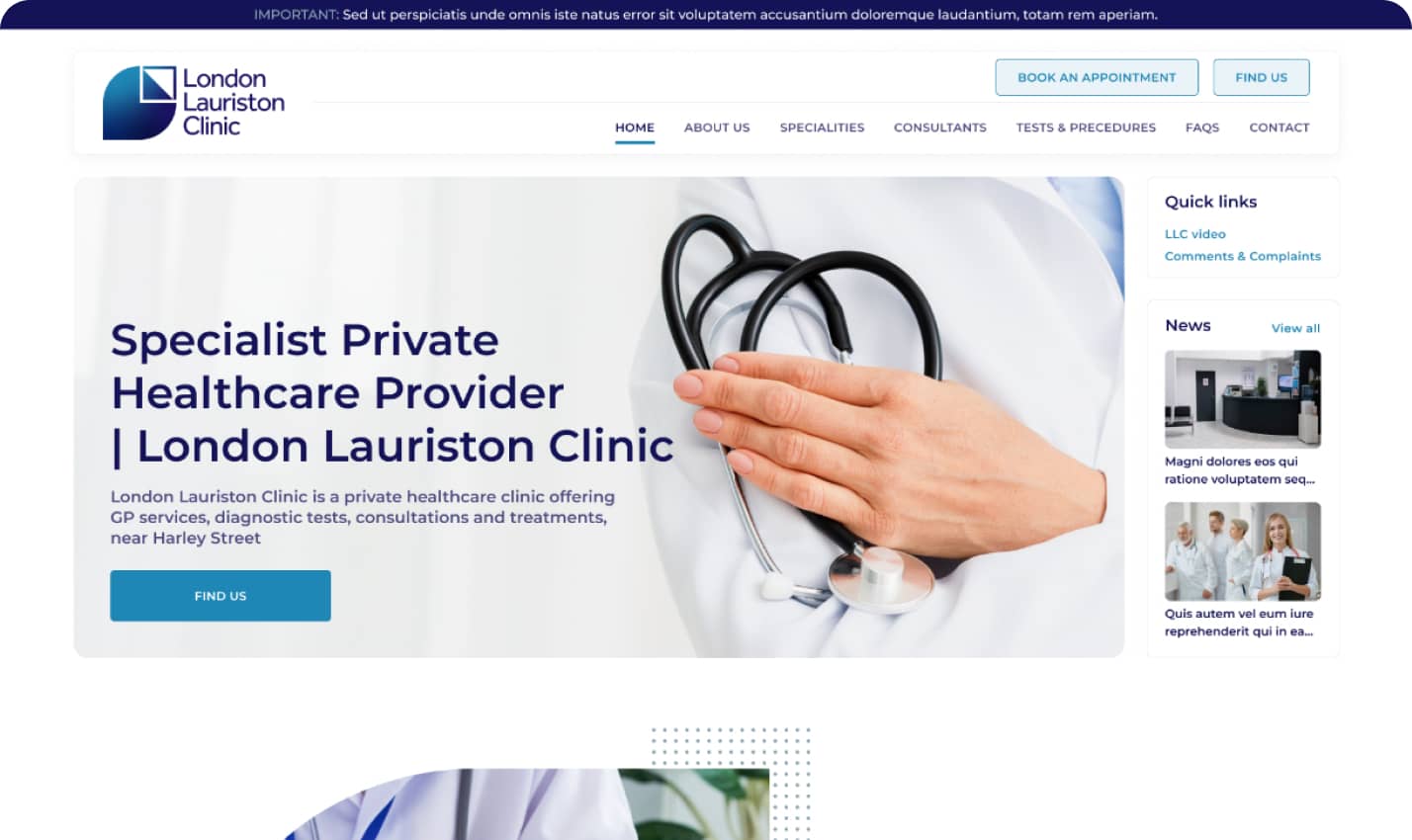 London Lauriston Clinic 2 LLClinic gallery 1
