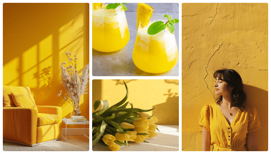 Web Design Colors 2025 Trends Shaping the Digital Aesthetic 7 Sunny Yellow: Radiating Optimism and Warmth